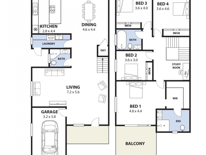 102 Alfred Road, Chipping Norton NSW 2170 Floorplan