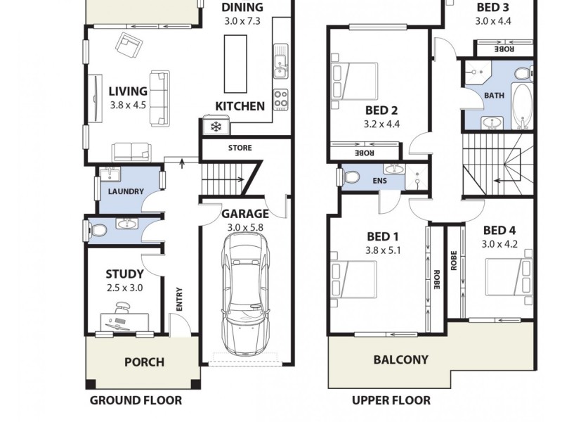 2A Wyatt Avenue, Padstow NSW 2211 Floorplan