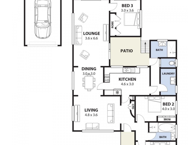 101 Hydrae Street, Revesby NSW 2212 Floorplan