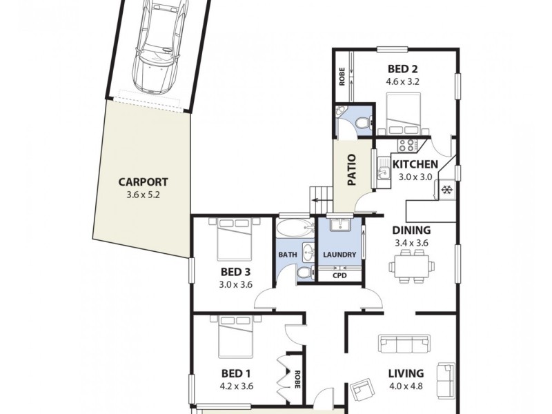 83 Carlton Parade, Punchbowl NSW 2196 Floorplan