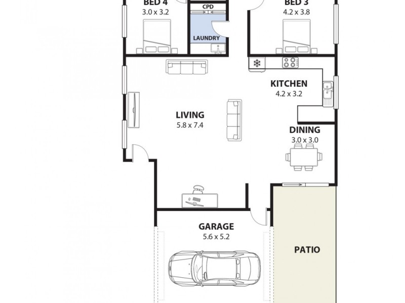 7/113-117 Ely Street, Revesby NSW 2212 Floorplan