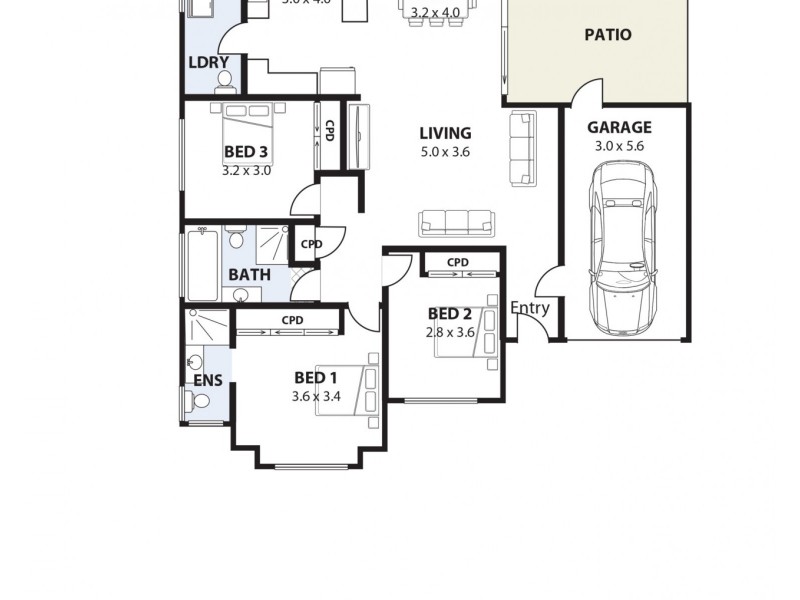 84B Queen Street, Revesby NSW 2212 Floorplan