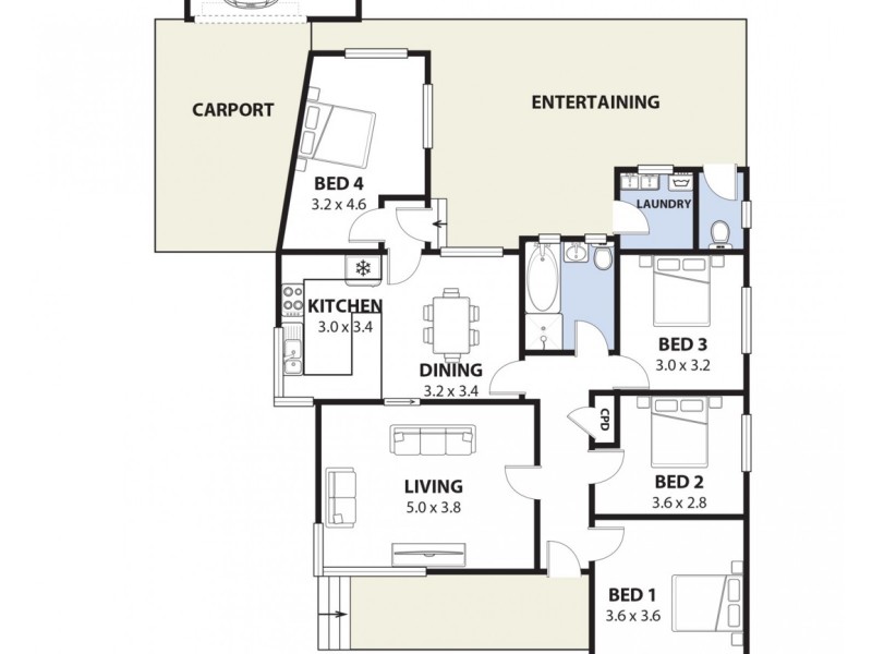 17 Bruce Avenue, Panania NSW 2213 Floorplan