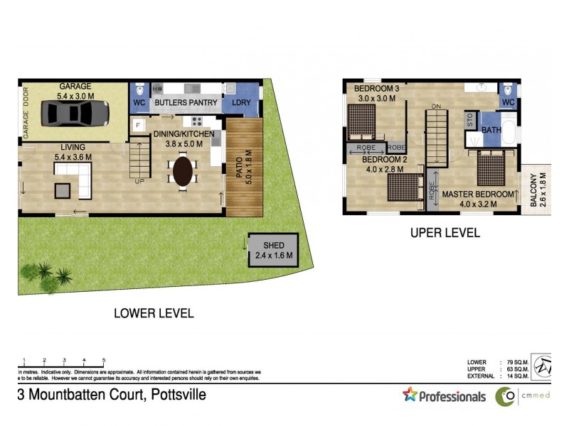 4/3 Mountbatten Court, Pottsville NSW 2489 Floorplan