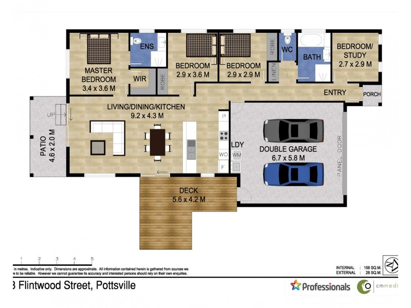 23 Flintwood Street, Pottsville NSW 2489 Floorplan