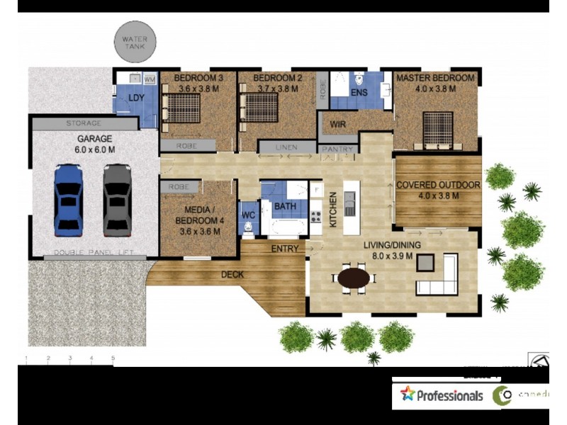 2 Roseash Court, Pottsville NSW 2489 Floorplan