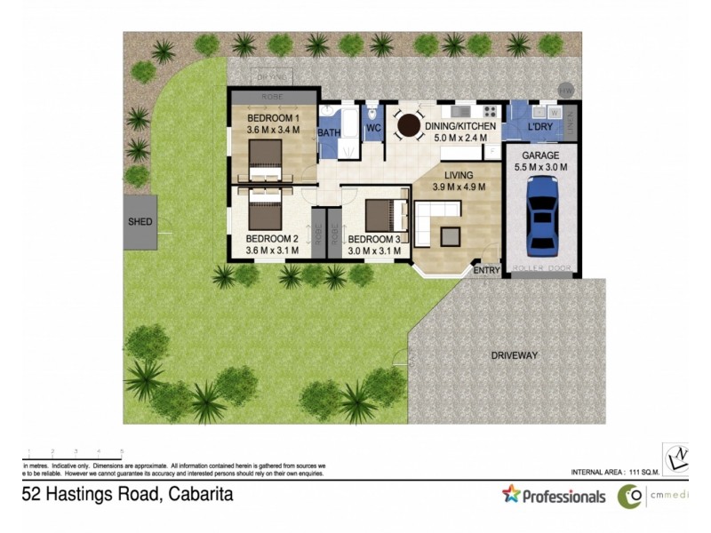 1/52 Hastings Road, Bogangar NSW 2488 Floorplan