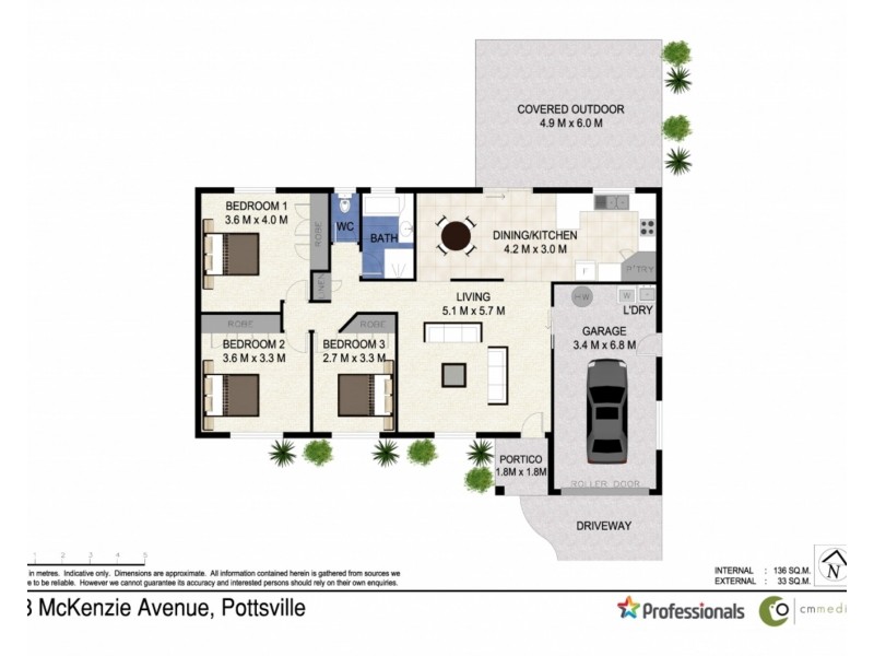 28 Mckenzie Avenue, Pottsville NSW 2489 Floorplan