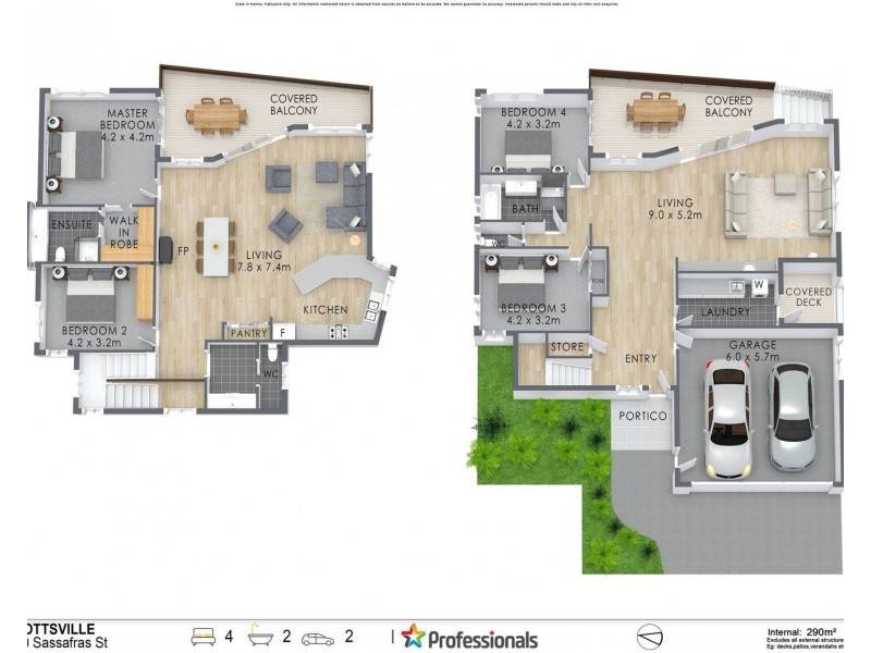 30 Sassafras Street, Pottsville NSW 2489 Floorplan