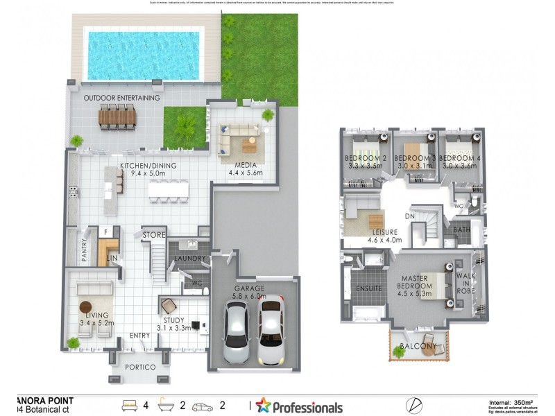 104 Botanical Circuit, Banora Point NSW 2486 Floorplan