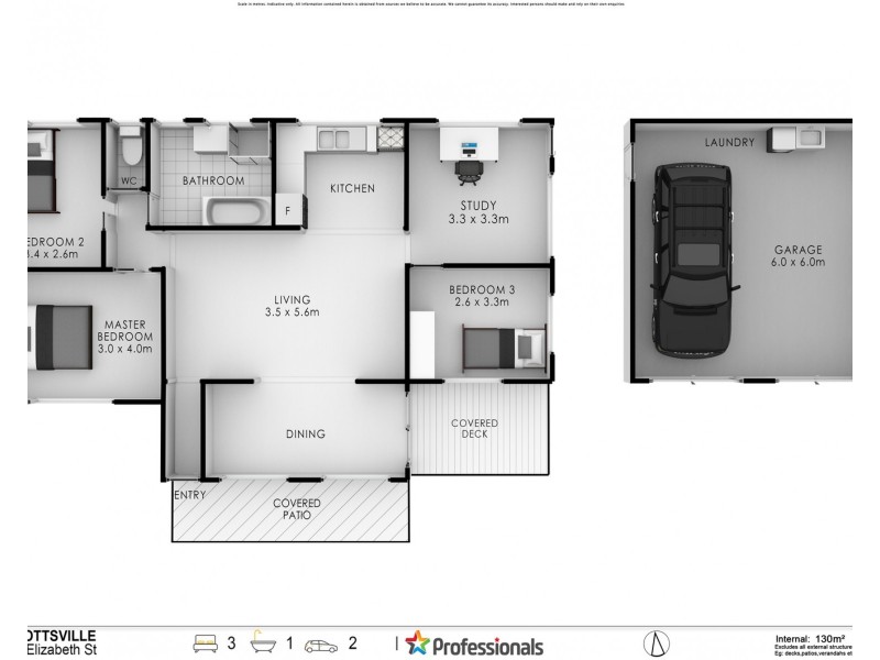 6 Elizabeth Street, Pottsville NSW 2489 Floorplan
