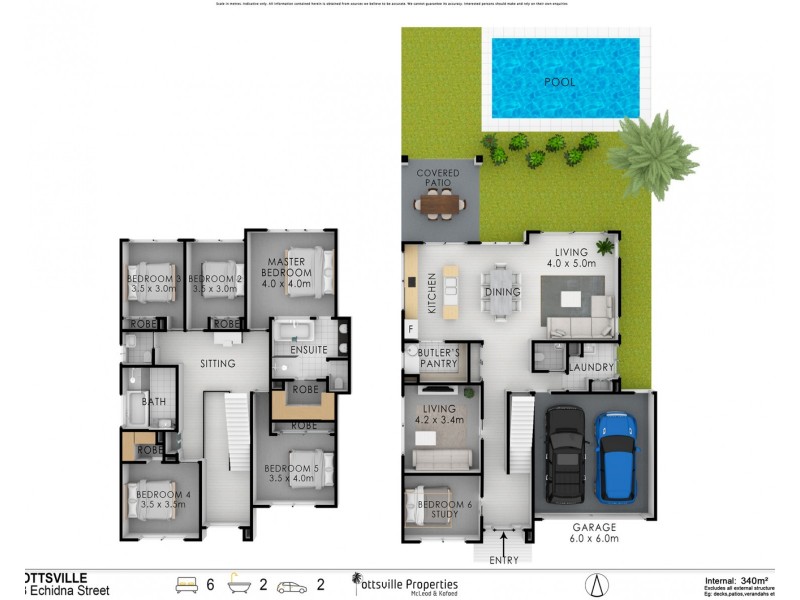 23 Echidna Street, Pottsville NSW 2489 Floorplan