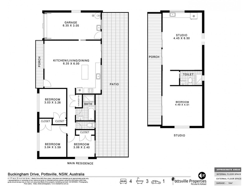 22 Buckingham Drive, Pottsville NSW 2489 Floorplan