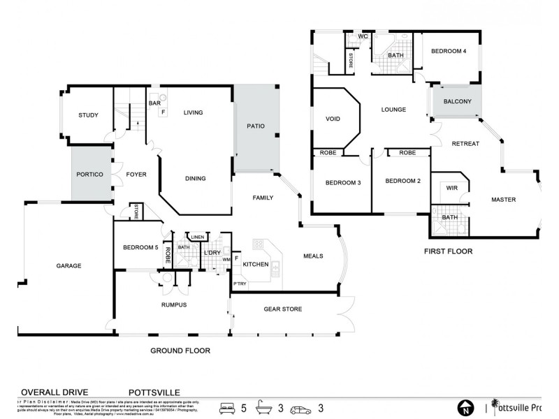 111 Overall Drive, Pottsville NSW 2489 Floorplan