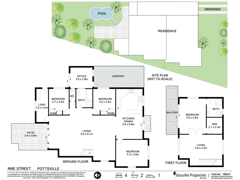 5 Anne Street, Pottsville NSW 2489 Floorplan