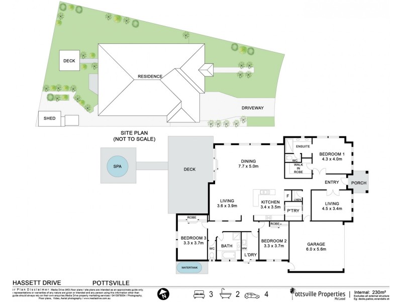 10 Hassett Drive, Pottsville NSW 2489 Floorplan
