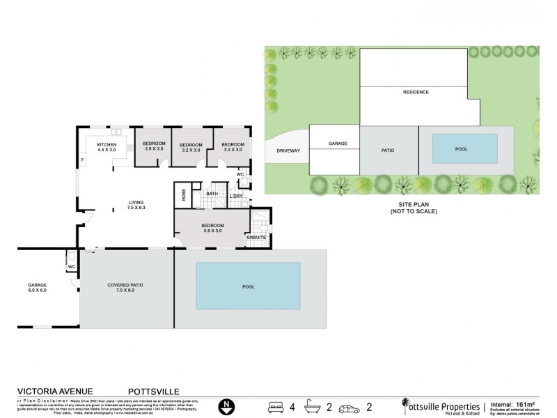 46 Victoria Avenue, Pottsville NSW 2489 Floorplan