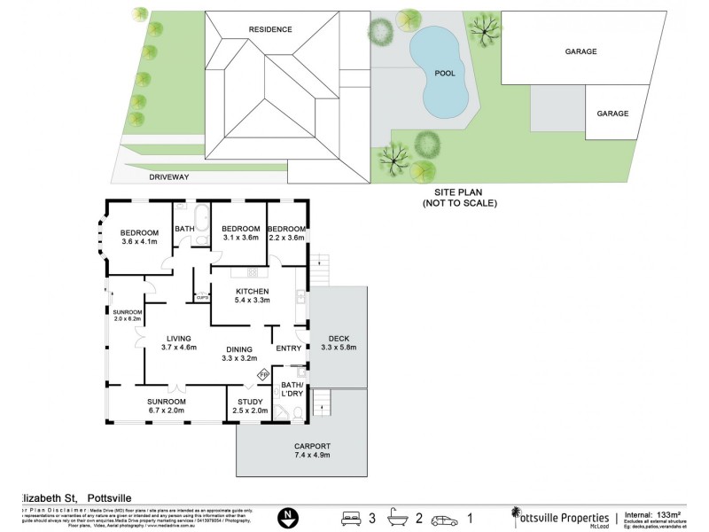 5 Elizabeth Street, Pottsville NSW 2489 Floorplan