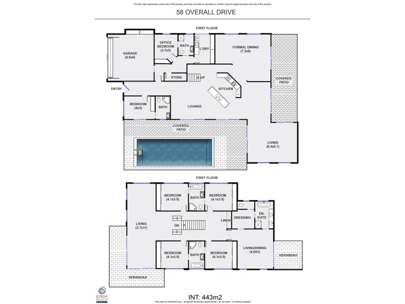 142 Overall Drive, Pottsville NSW 2489 Floorplan