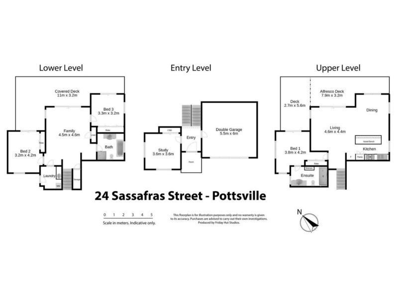 24 Sassafras Street, Pottsville NSW 2489 Floorplan