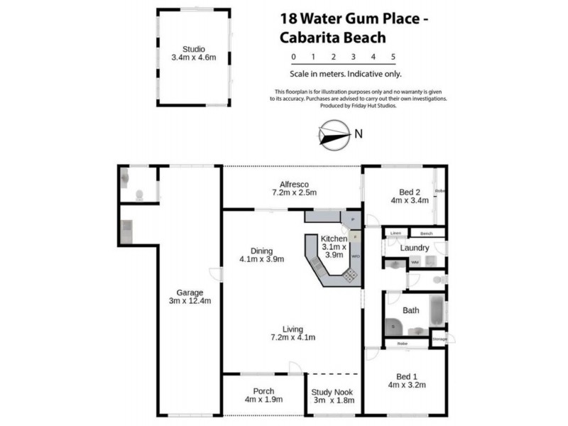 18 Watergum Place, Cabarita Beach NSW 2488 Floorplan