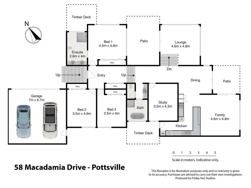58 Macadamia Drive, Pottsville NSW 2489 Floorplan