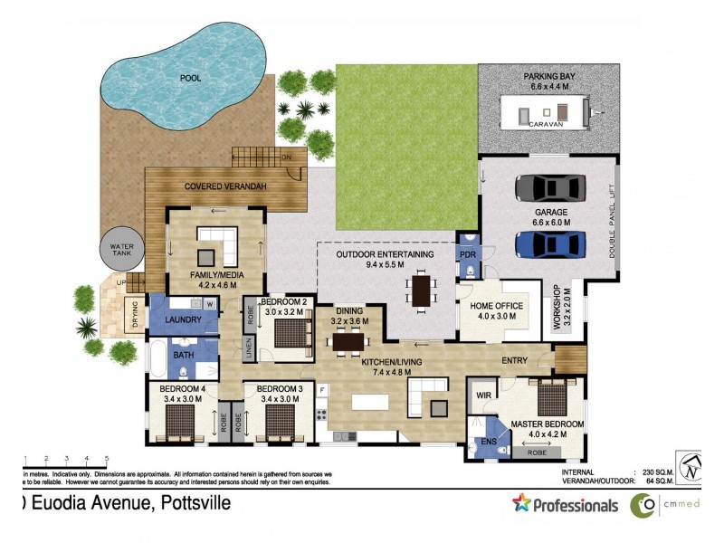 20 Euodia Avenue, Pottsville NSW 2489 Floorplan