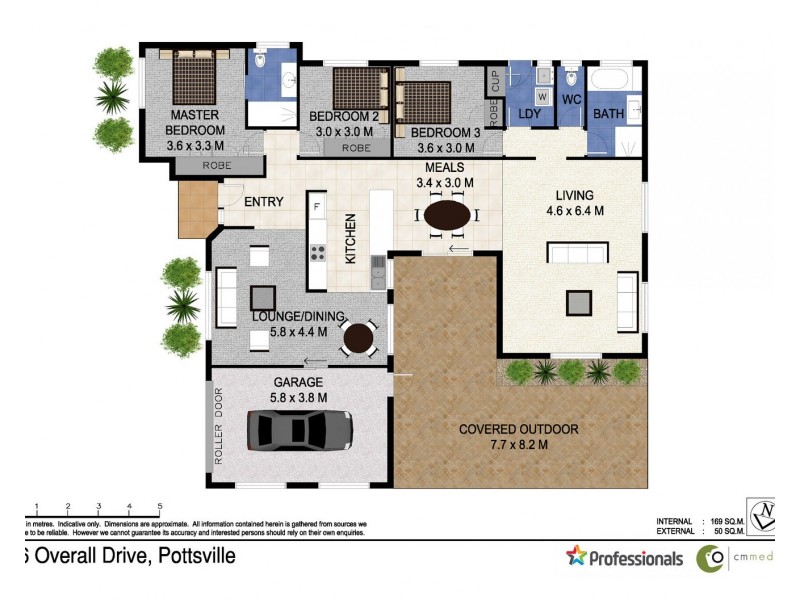 46  Overall Drive, Pottsville NSW 2489 Floorplan