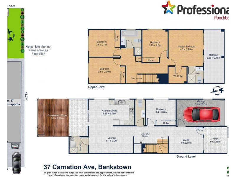 37 CARNATION Avenue, Bankstown NSW 2200 Floorplan