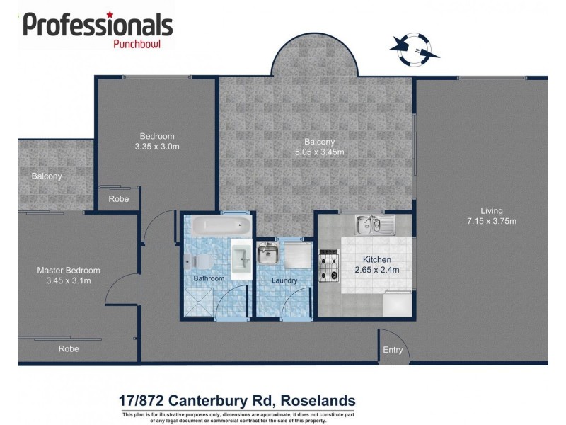 17/872 CANTERBURY Road, Roselands NSW 2196 Floorplan