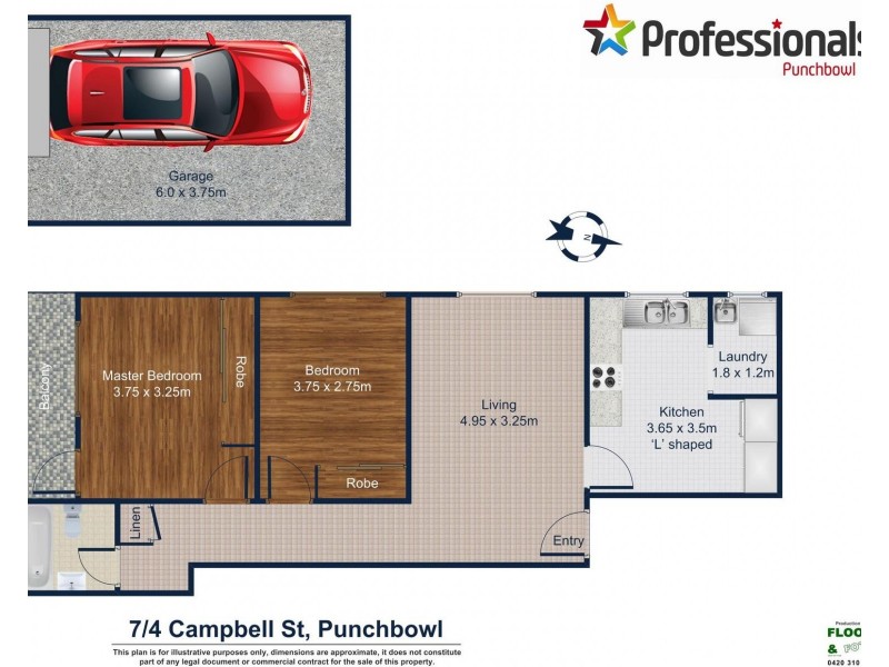 7/4 CAMPBELL Street, Punchbowl NSW 2196 Floorplan