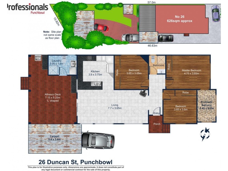 26 DUNCAN Street, Punchbowl NSW 2196 Floorplan