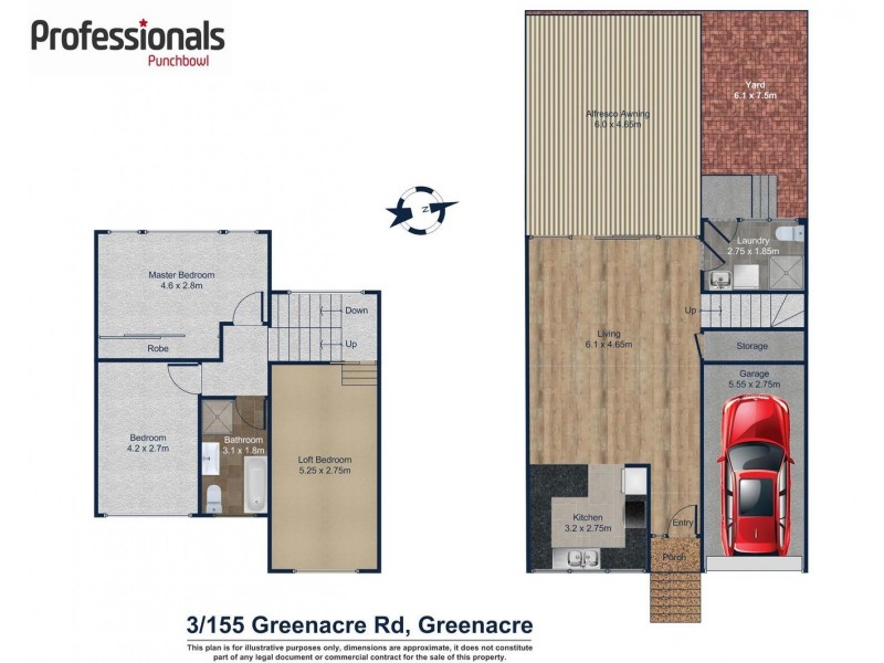 3/155 GREENACRE Road, Greenacre NSW 2190 Floorplan