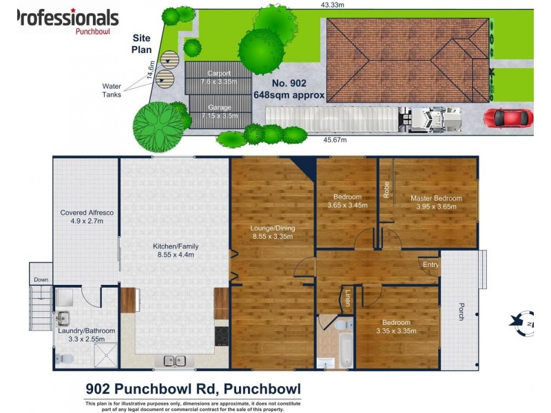 902 PUNCHBOWL Road, Punchbowl NSW 2196 Floorplan