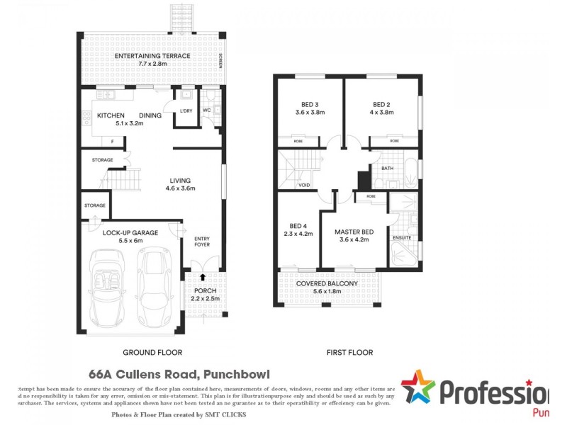 66A CULLENS Road, Punchbowl NSW 2196 Floorplan