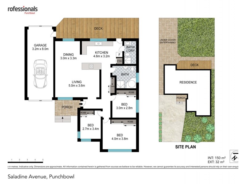 3 SALADINE Avenue, Punchbowl NSW 2196 Floorplan
