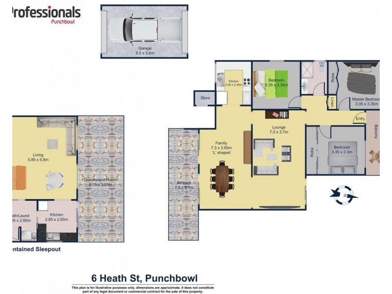 6 HEATH Street, Punchbowl NSW 2196 Floorplan