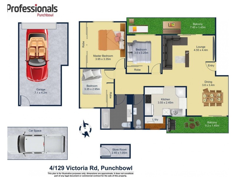 4/129 VICTORIA Road, Punchbowl NSW 2196 Floorplan