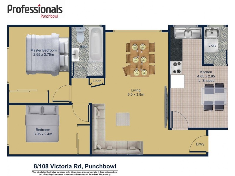 8/108 VICTORIA Road, Punchbowl NSW 2196 Floorplan