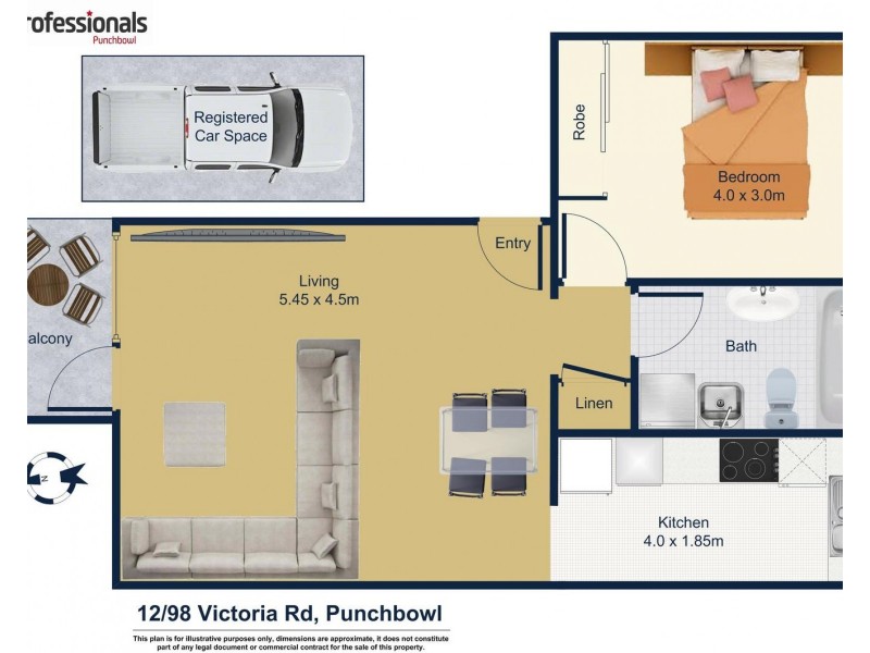 12/98 VICTORIA Road, Punchbowl NSW 2196 Floorplan