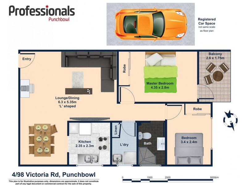 4/98 VICTORIA Road, Punchbowl NSW 2196 Floorplan