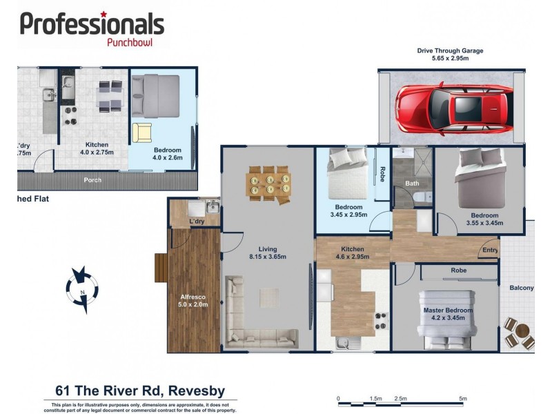 61 THE RIVER Road, Revesby NSW 2212 Floorplan