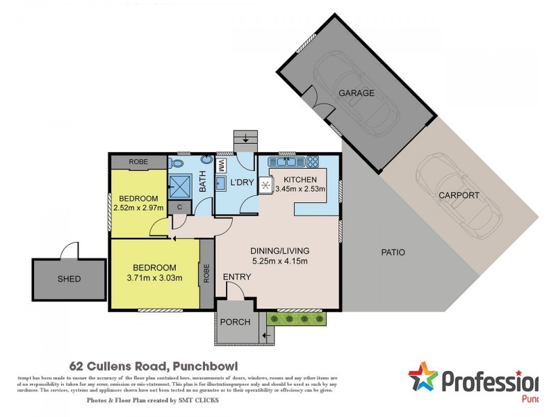 62 CULLENS Road, Punchbowl NSW 2196 Floorplan