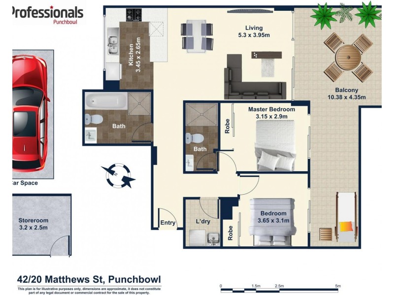 42/20 MATTHEWS Street, Punchbowl NSW 2196 Floorplan
