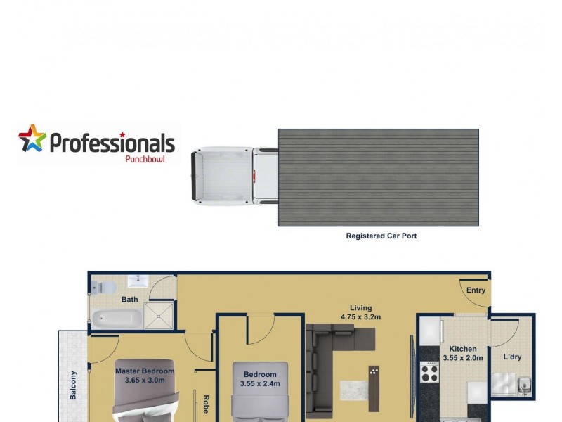 8/112 ROSSMORE Avenue, Punchbowl NSW 2196 Floorplan