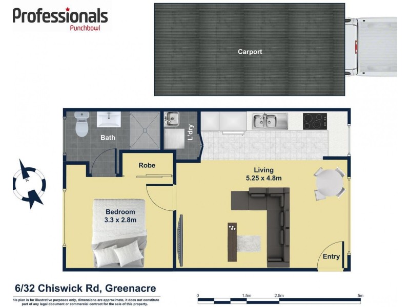 6/32 CHISWICK Road, Greenacre NSW 2190 Floorplan
