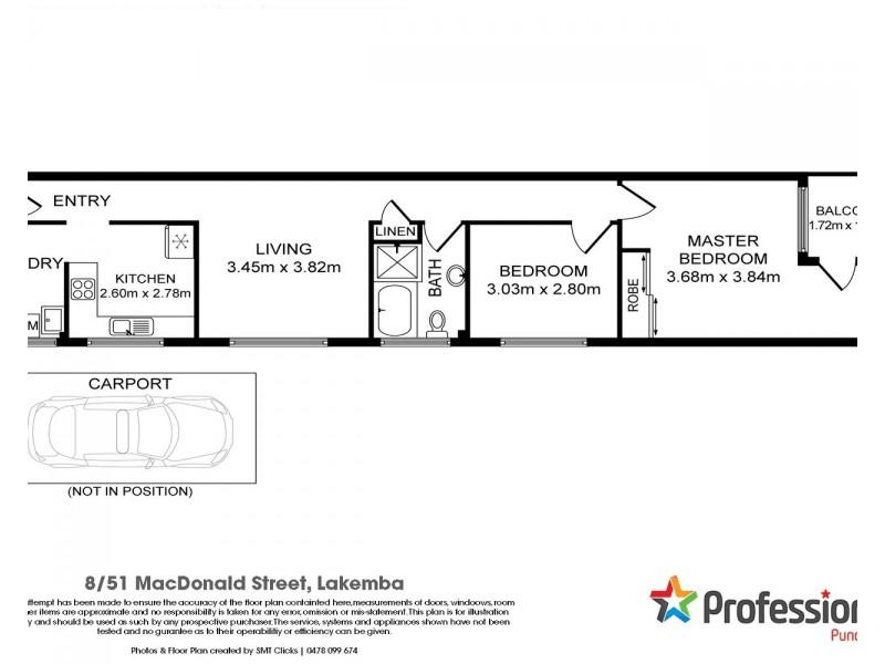 8/51 MacDonald Street, Lakemba NSW 2195 Floorplan