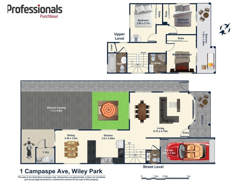 1 CAMPASPE Avenue, Wiley Park NSW 2195 Floorplan