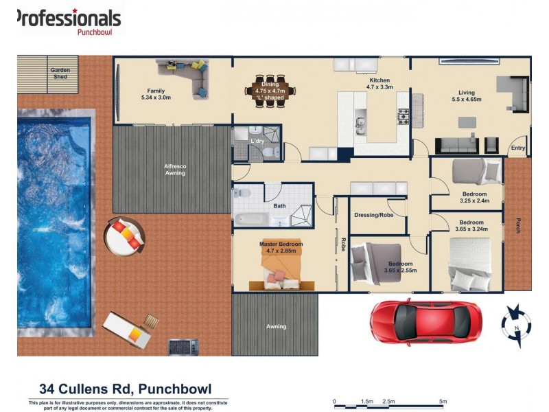 34 cullens Road, Punchbowl NSW 2196 Floorplan