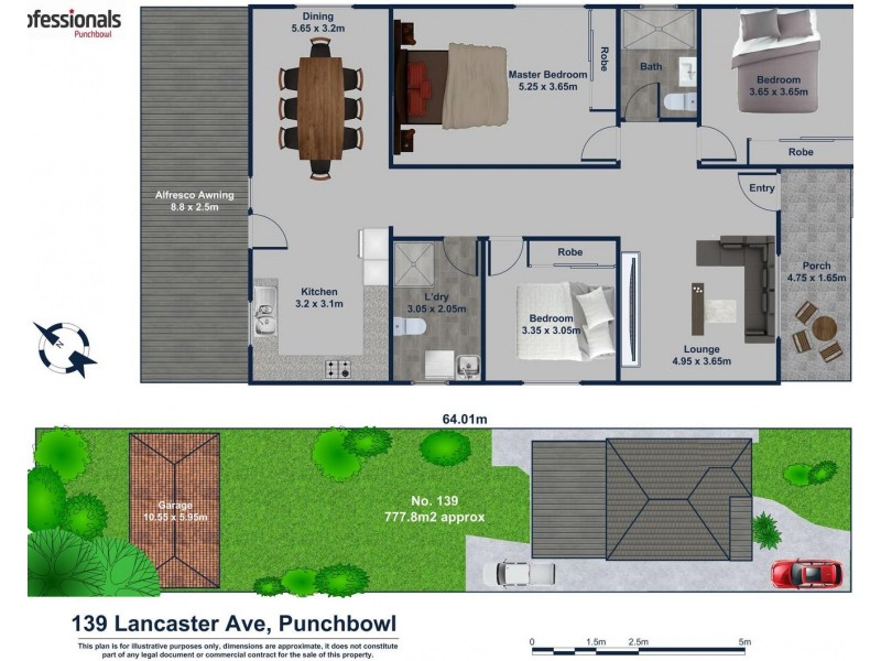 139 LANCASTER Avenue, Punchbowl NSW 2196 Floorplan